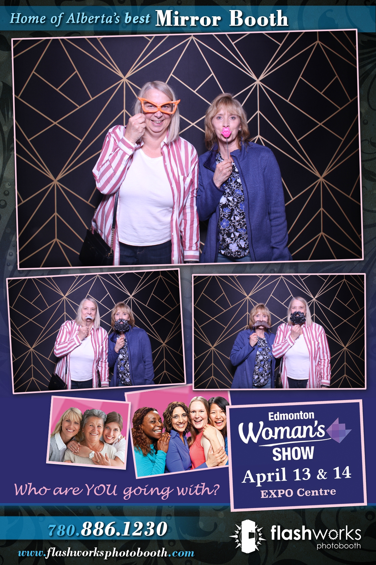 Spring Edmonton Woman's Show 2019 | View more photos from the event at gallery.flashworksphotobooth.com/u/FlashworksPhotoboothInc/Spring-Edmonton-Womans-Show-2019